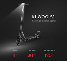 Cargar imagen en el visor de la galería, KUGOO S1 Patinete Eléctrico